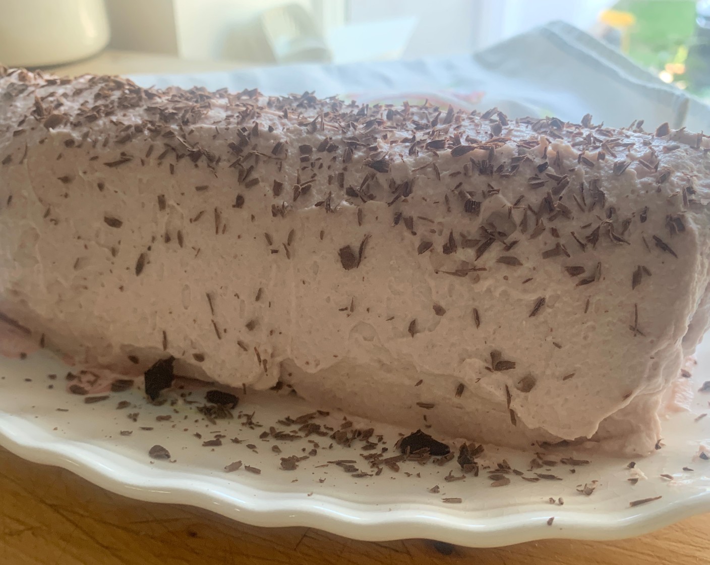 step 7 Garnish with shaved chocolate and if you have them, fresh raspberries.