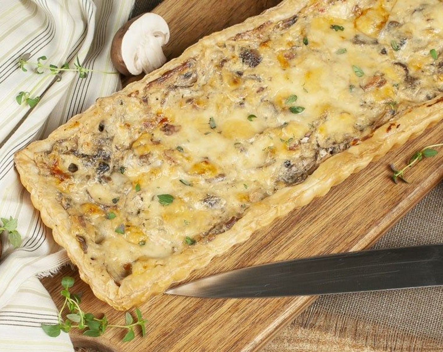 Mushroom Gruyere Tart