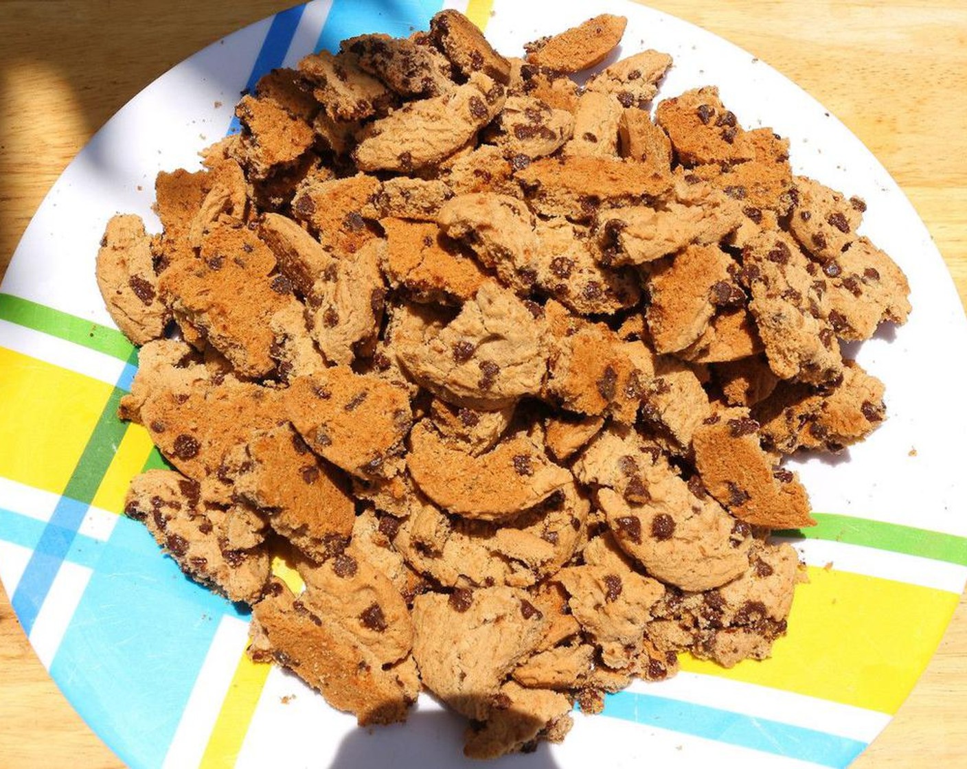 step 2 Coarsely crumble the Chocolate Chip Cookies (24).