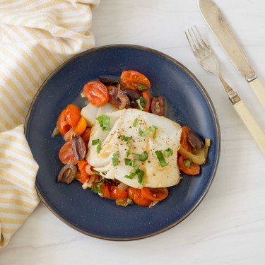 Cod Stew with Tomatoes, Olives, and Capers Recipe | SideChef