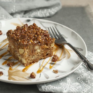 Apple Date Cake with Pecan Streusel Recipe | SideChef