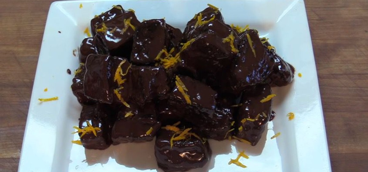 Spiced Orange Chocolate Pork Belly Recipe | SideChef