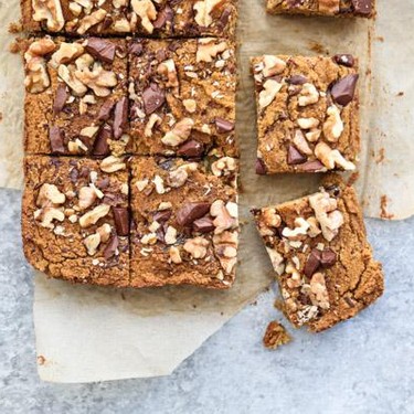 Gluten-Free Pumpkin White Bean Blondies Recipe | SideChef