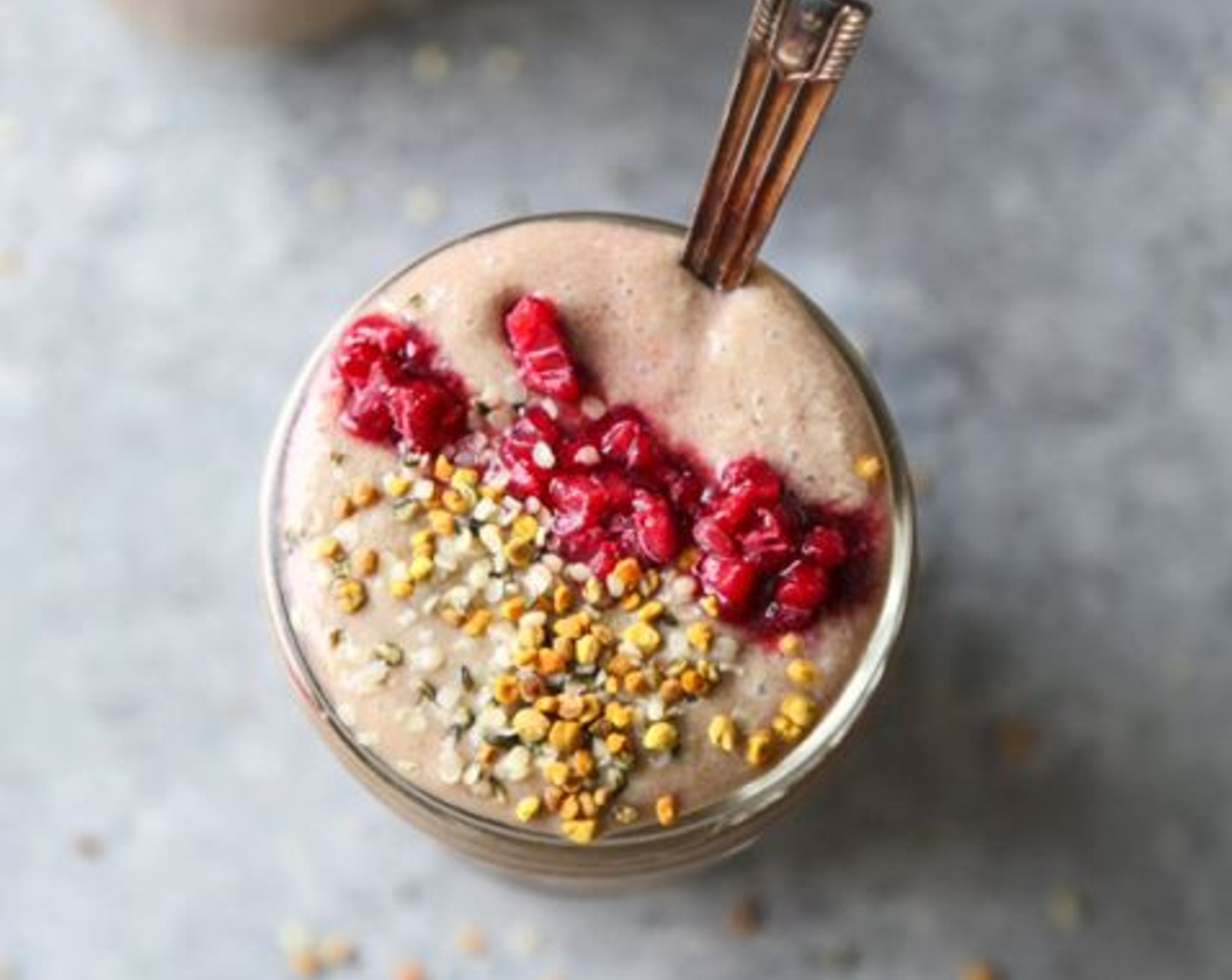 Hibiscus Ginger Zucchini Smoothies