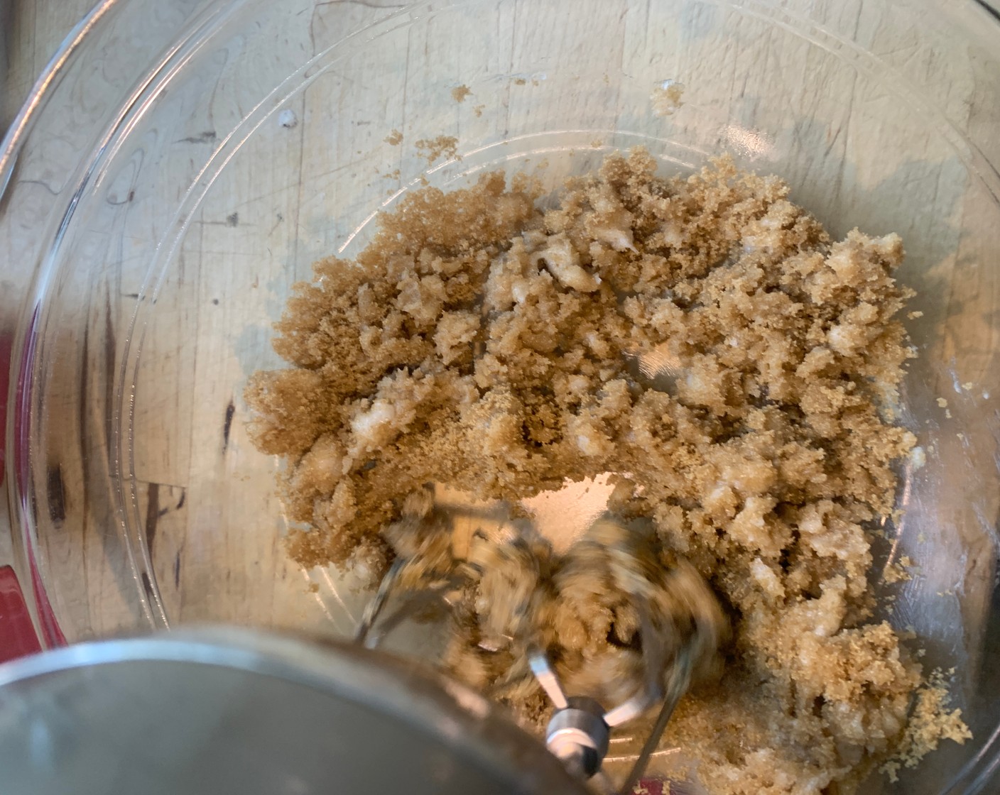 step 5 In a large bowl, using an electric mixer beat the Unsalted Butter (1 stick) and Dark Brown Sugar (3/4 cup), then add the Egg (1) and Vanilla Extract (1 tsp). Beat in the flour mixture in 3 additions alternately with the Milk (1 cup) beginning and ending with the flour.