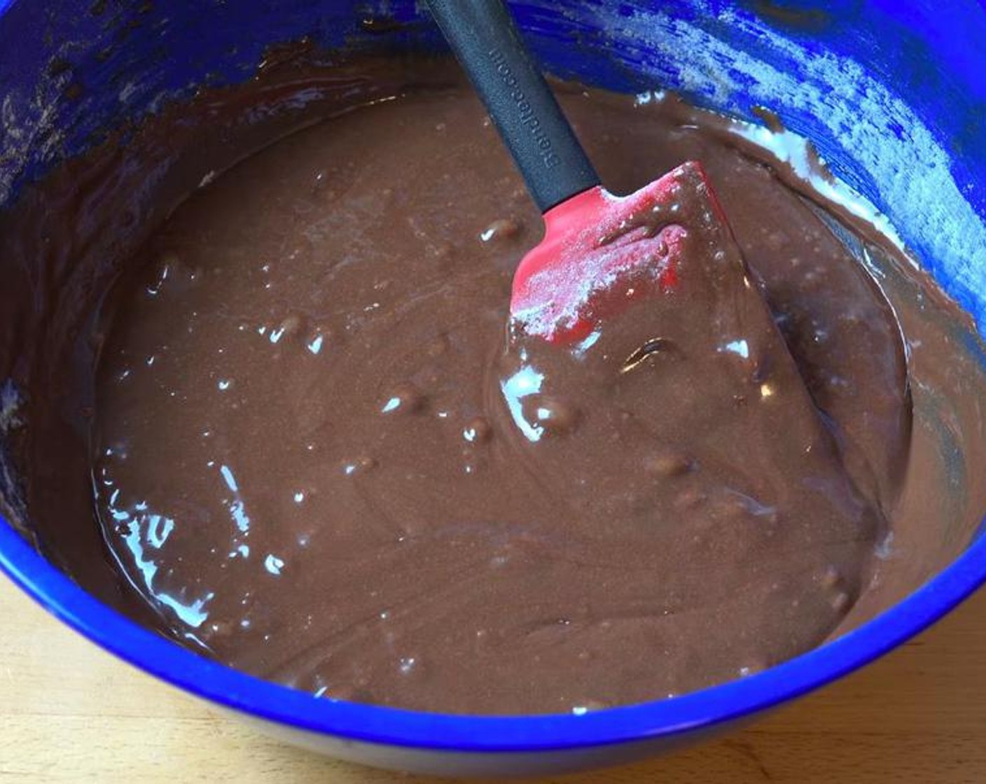 step 3 Add Self-Rising Flour (1 cup) and carefully fold it into the Nutella mixture.