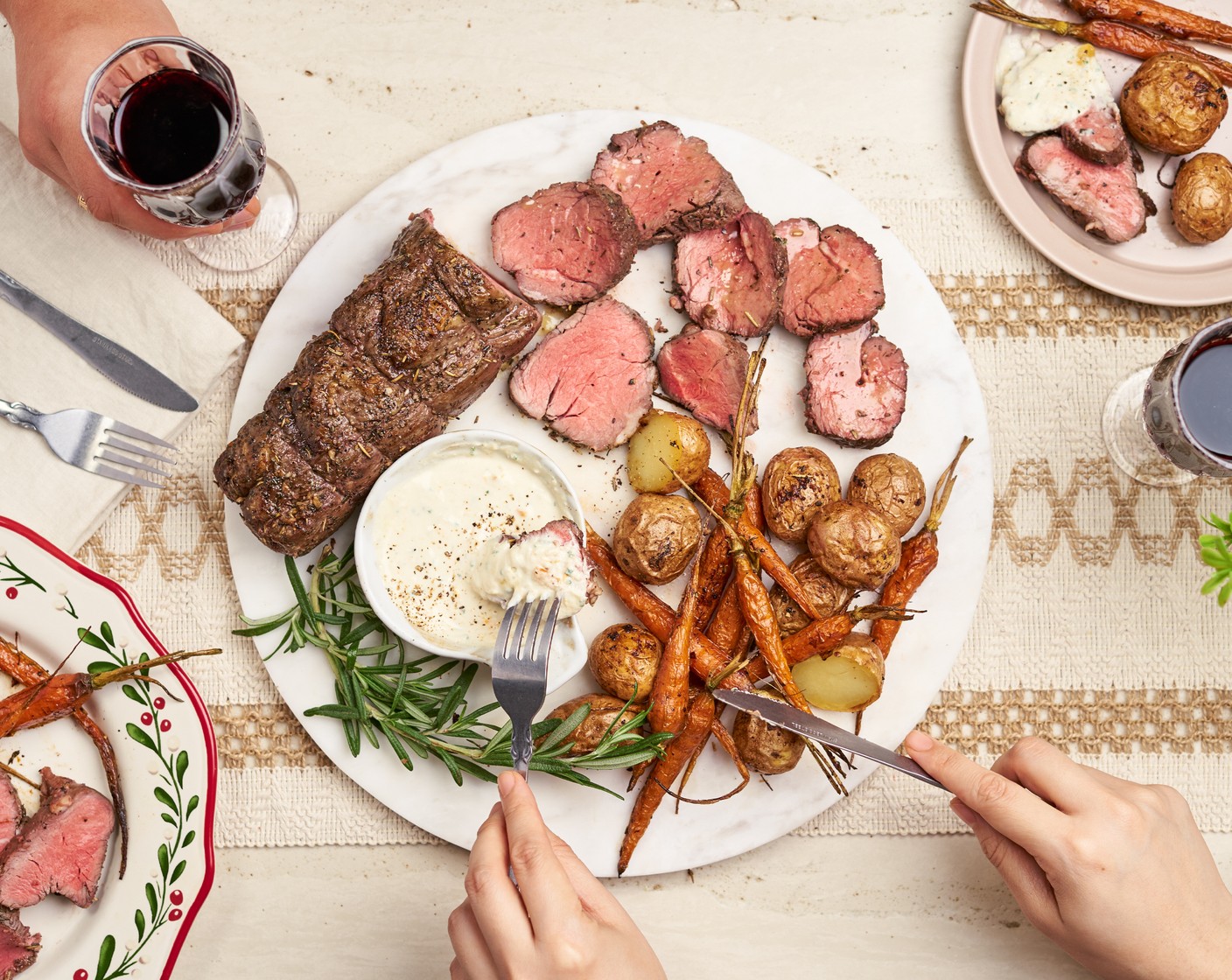Rosemary Beef Tenderloin with Orange Horseradish Sauce
