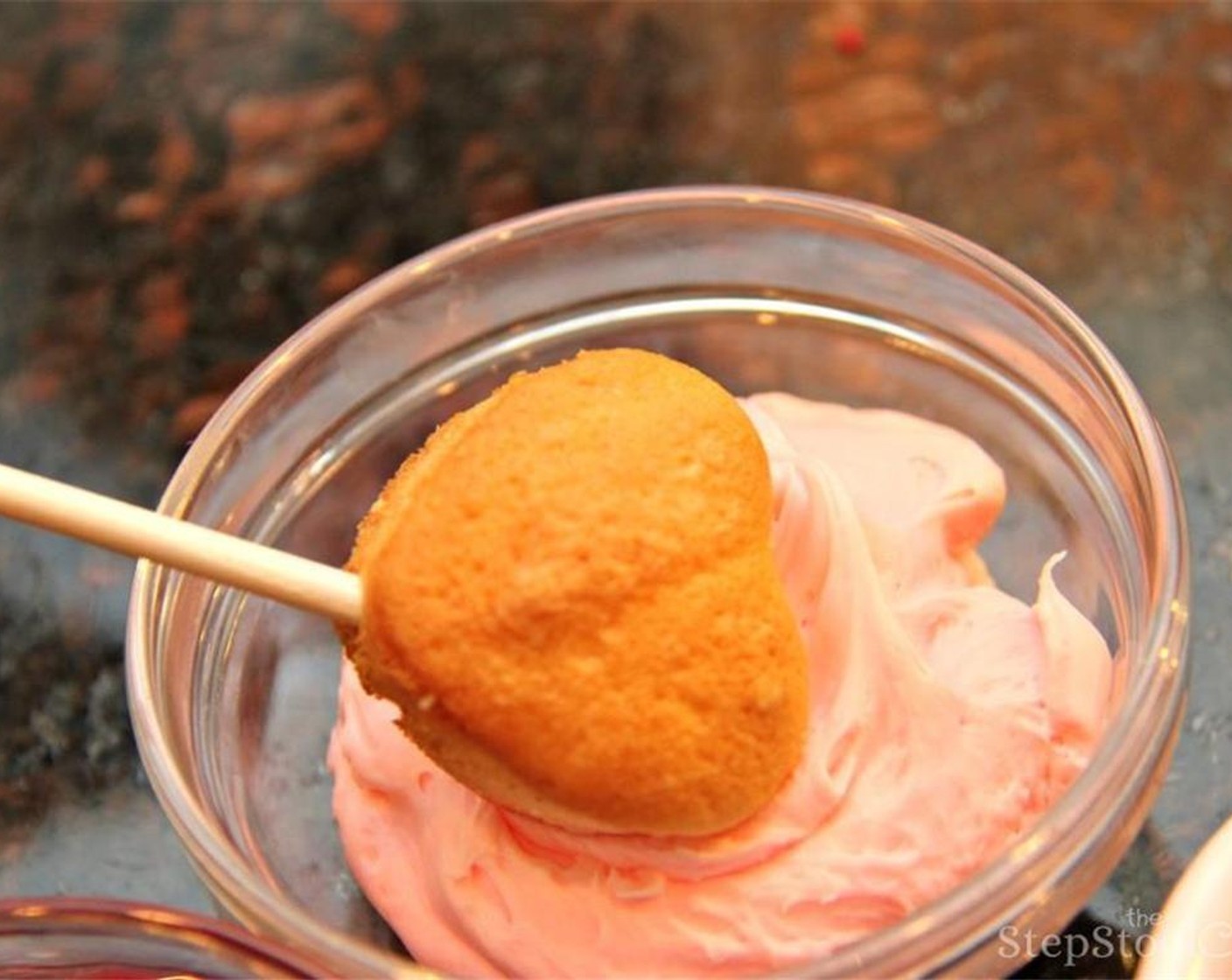 step 4 Then start the FUNdue by dipping the cupcakes in your favorite frosting.