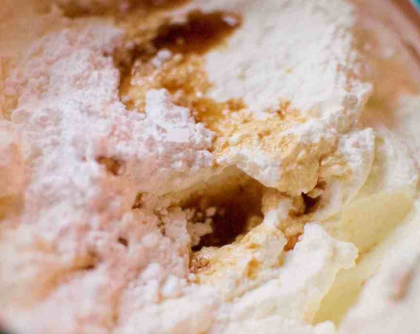step 8 Beat Kemps Heavy Whipping Cream (1 1/2 cups) in a medium bowl until stiff peaks form. Fold 1 cup of cream into curd.  Add Powdered Confectioners Sugar (1 Tbsp) and Vanilla Extract (1/2 tsp) to the remaining cream. Gently whisk to combine.