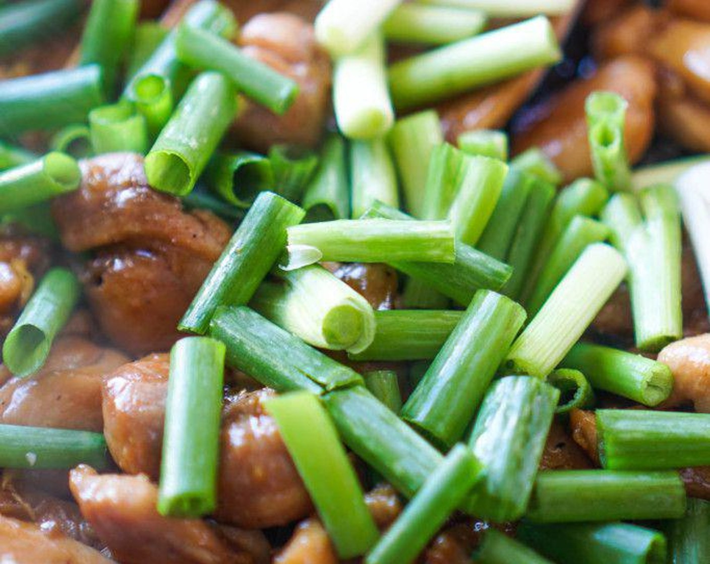 step 6 Add the Scallion (1 bunch) and cook another 1-2 minutes until wilted and tender.