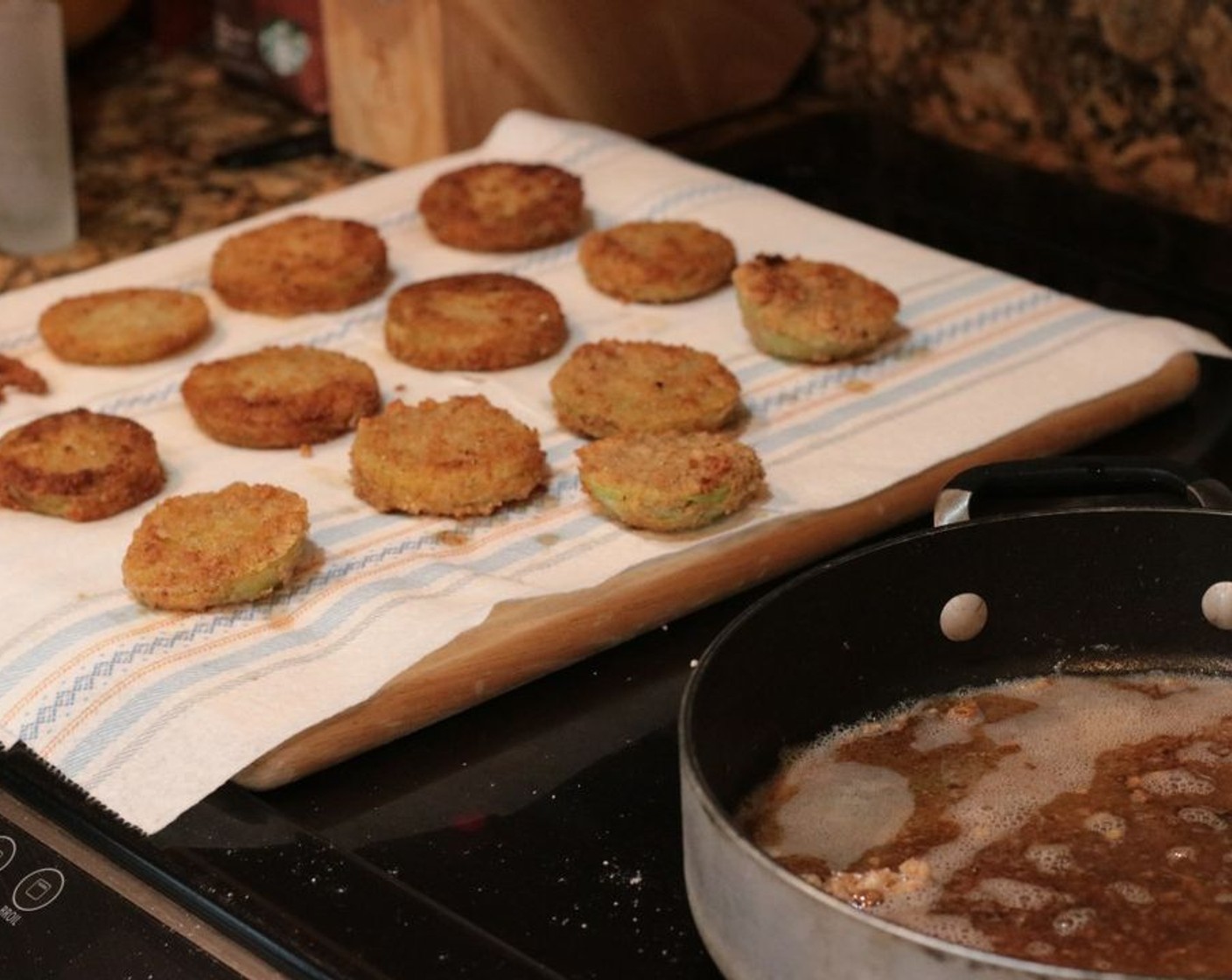 step 6 Remove from pan and place on paper towels.