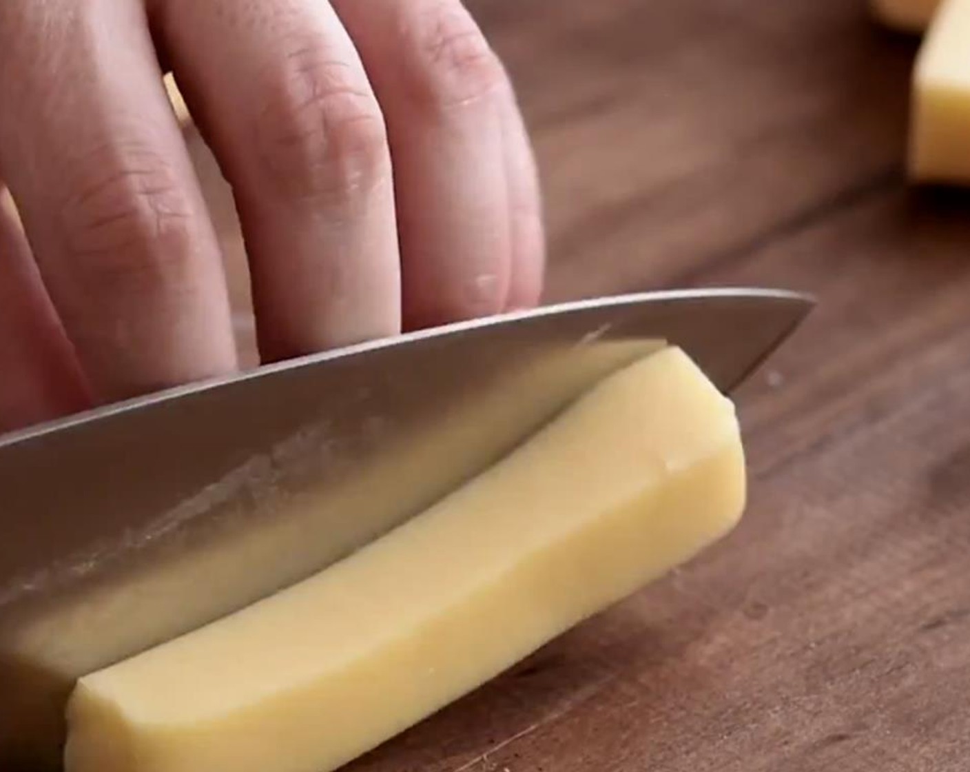 step 1 Slice the Mozzarella Cheese (2 cups) into thin sticks.