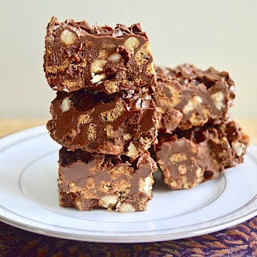 No-Bake Chocolate Hazelnut Bars Recipe | SideChef
