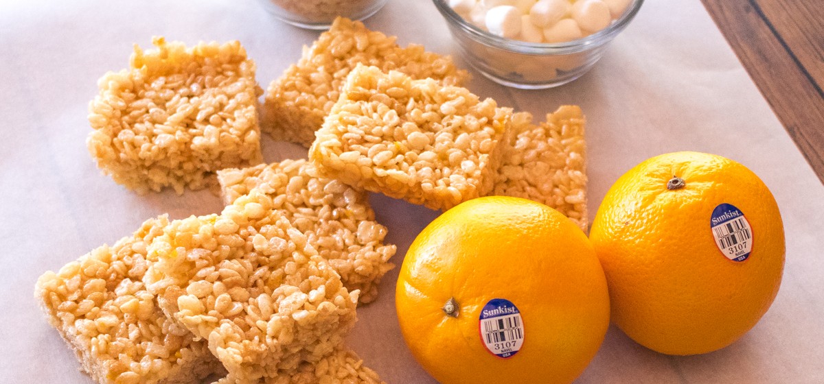Orange Crispy Rice Cereal Treats Recipe | SideChef