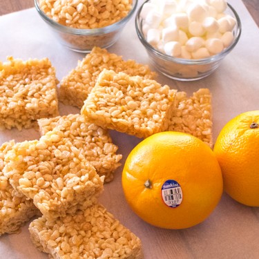 Orange Crispy Rice Cereal Treats Recipe | SideChef