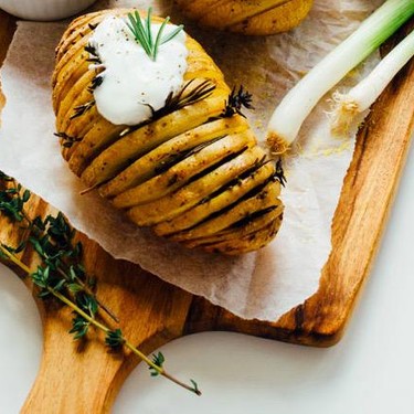 Herby Hasselback Potatoes Recipe | SideChef