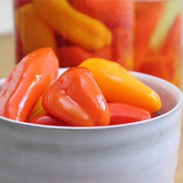 Marinated Mini Peppers Recipe | SideChef