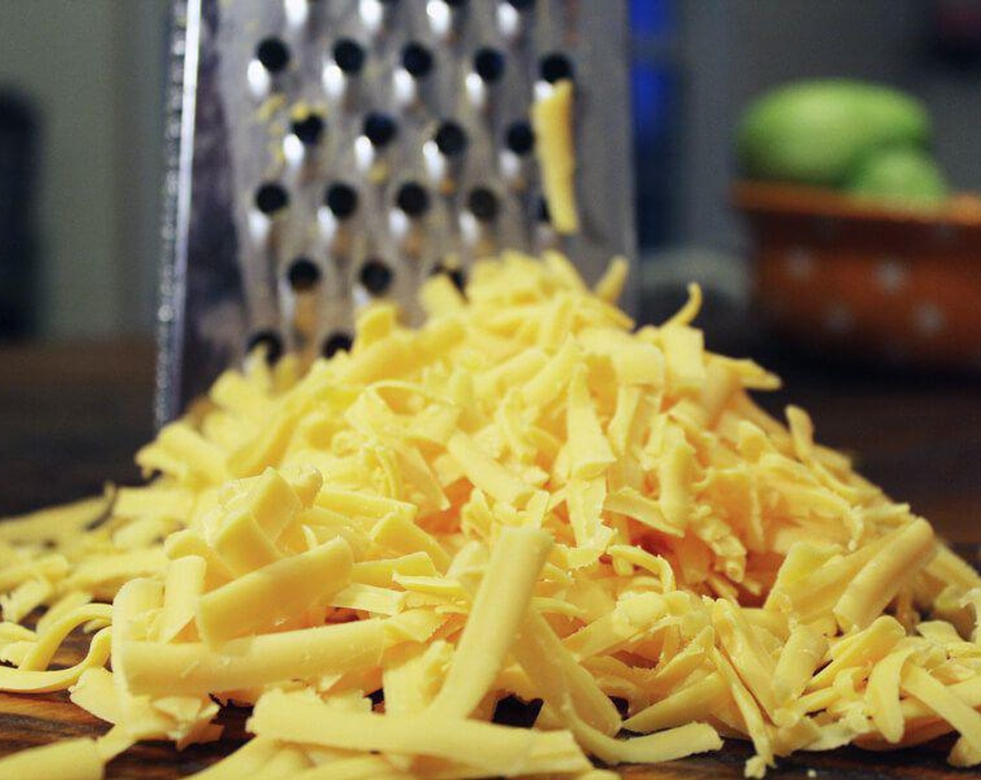 step 1 Hand shred the Sharp Cheddar Cheese (2 cups).