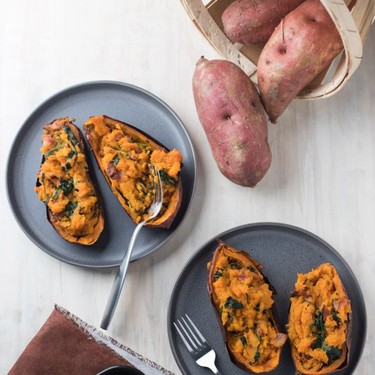 Twice Baked Sweet Potato Recipe | SideChef