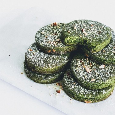Almond Matcha Shortbread Recipe | SideChef