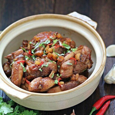 Stir Fry Chicken with Salted Fish Recipe | SideChef