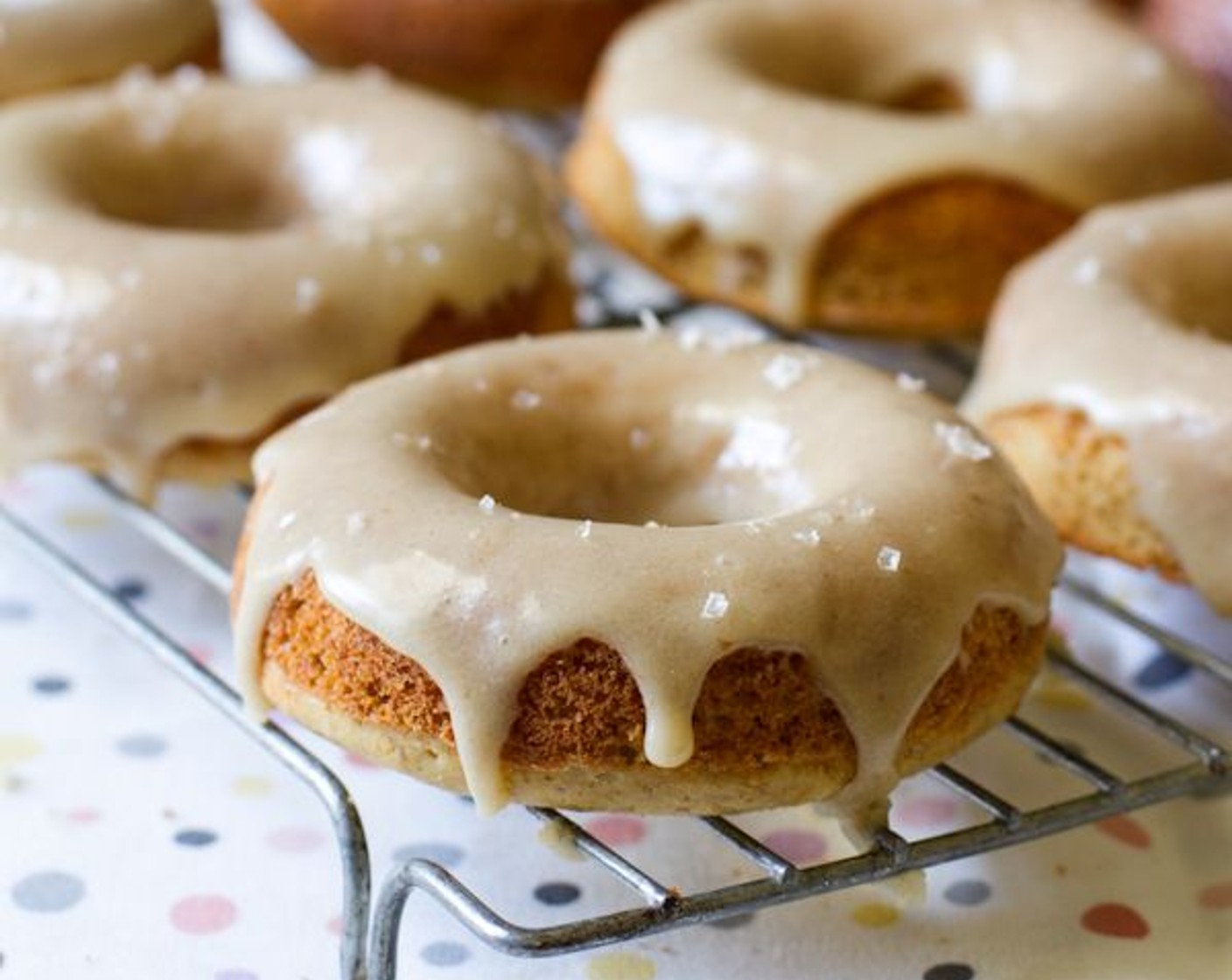 Maple Sea Salt Doughnuts