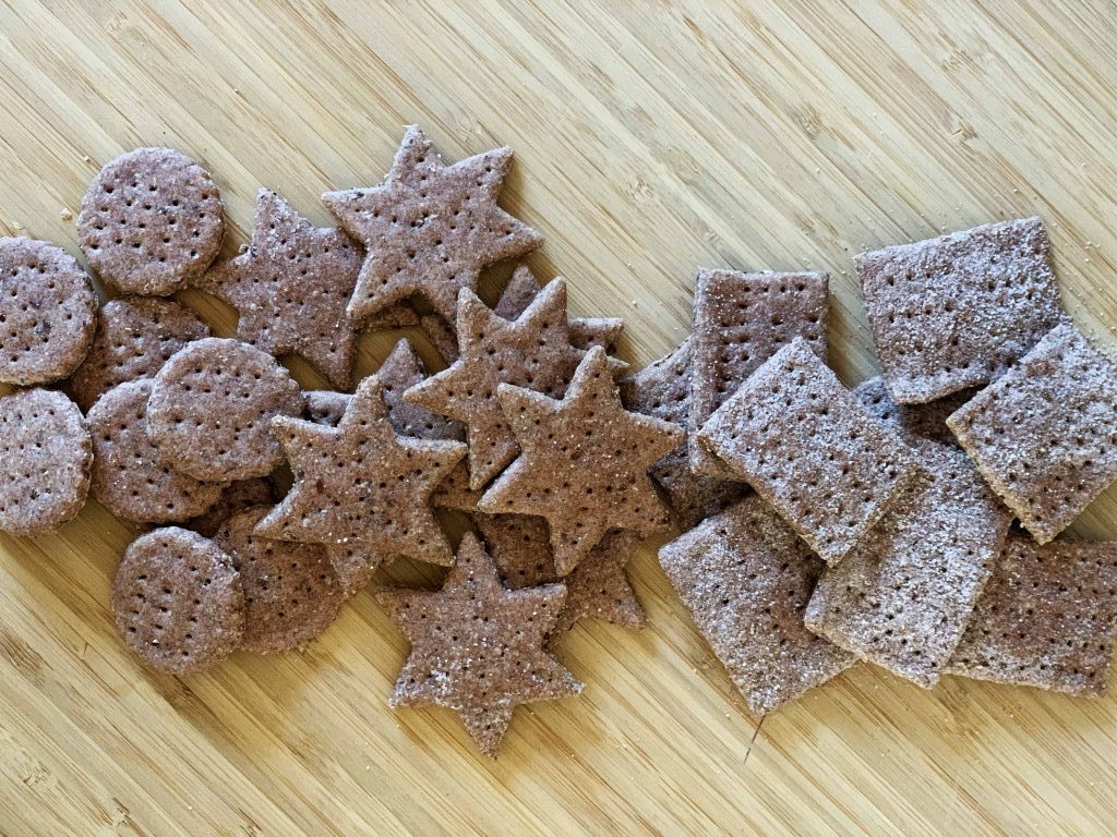 Sourdough Red Rice Flour Crackers Recipe SideChef