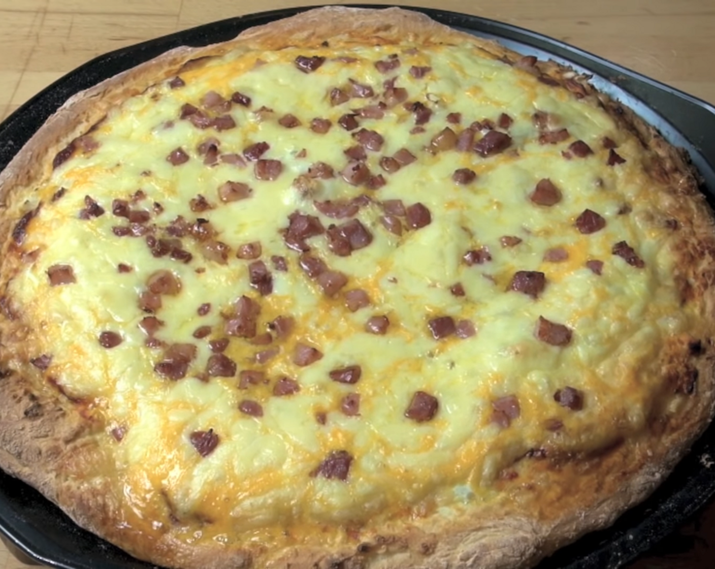Aussie Bacon and Egg Pizza
