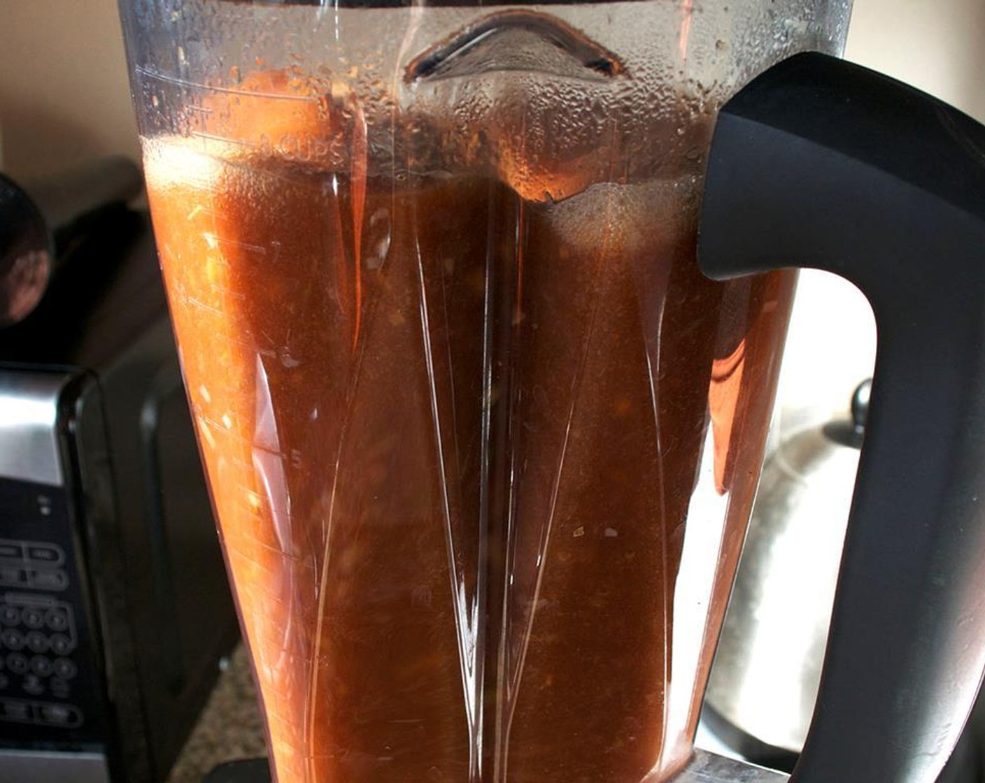 step 8 Transfer mixture to a blender to process to a puree, then return to the pan.