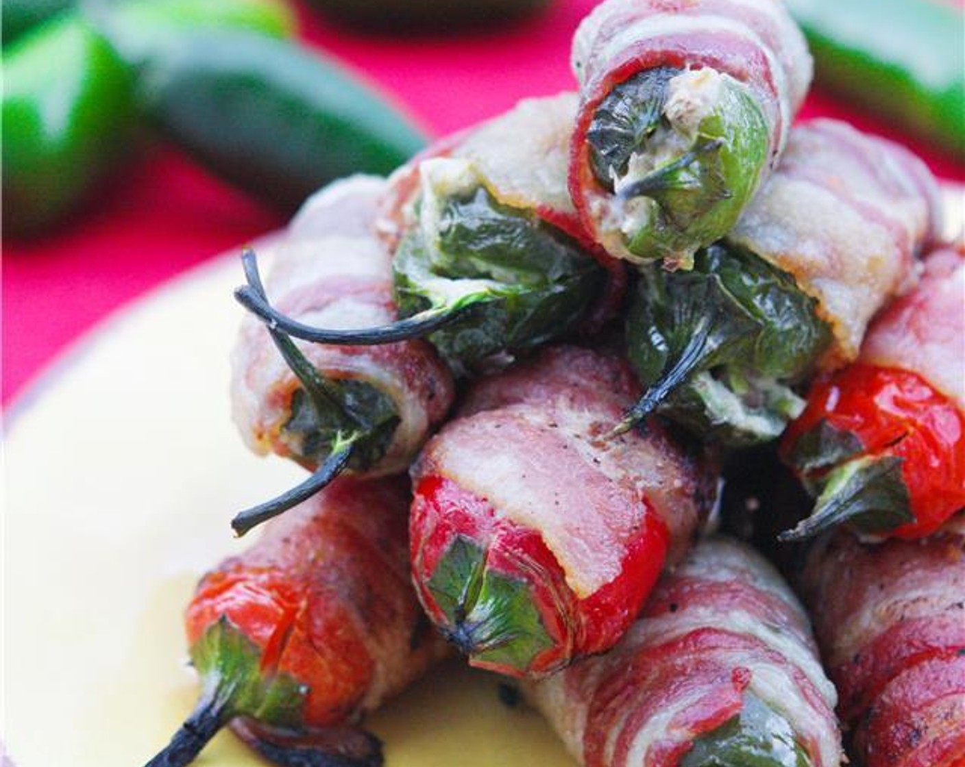 Bacon-Wrapped Pepper-Stuffed Jalapeño Poppers