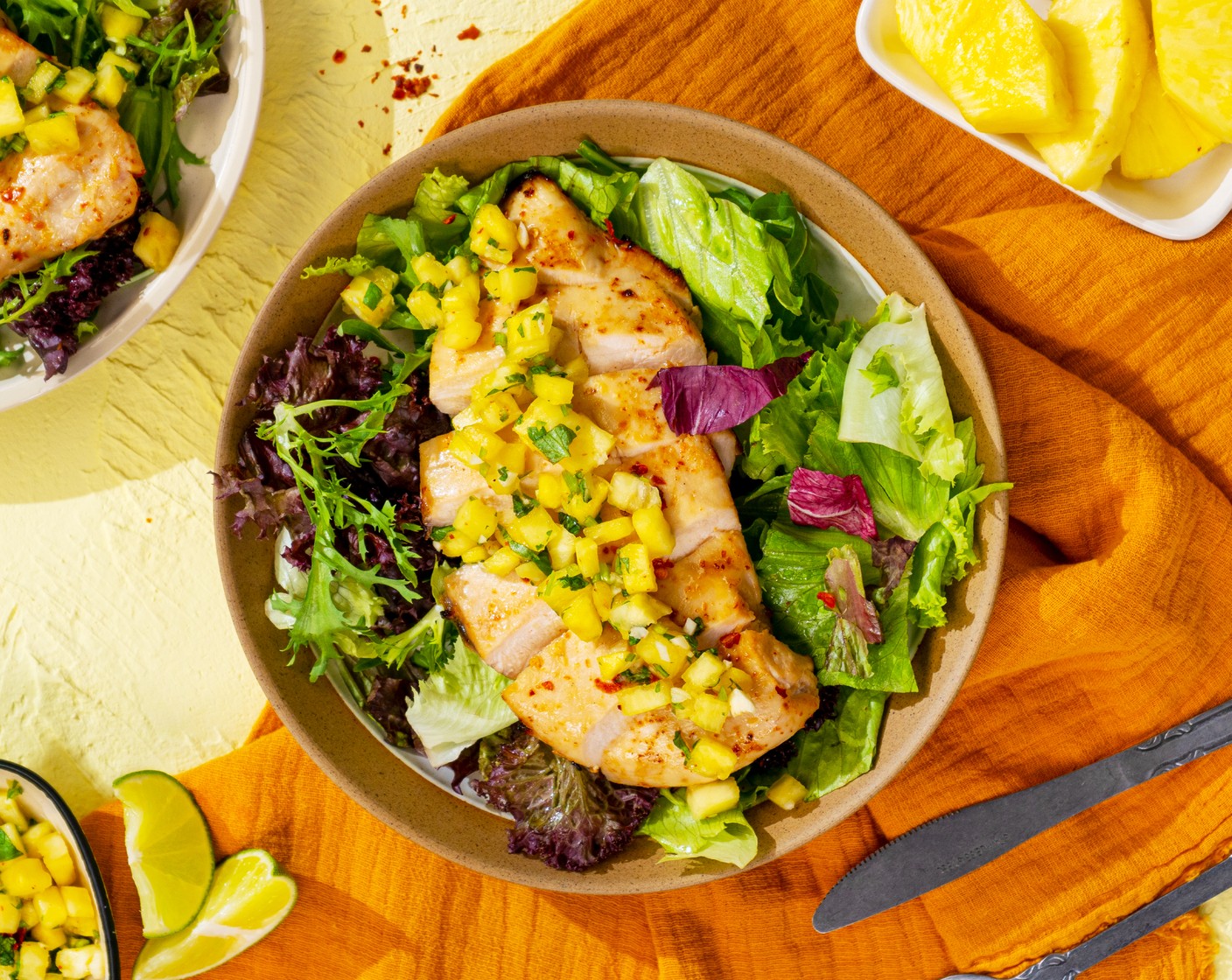 Air-Fryer Chicken Breast with Pineapple Salsa Recipe | SideChef