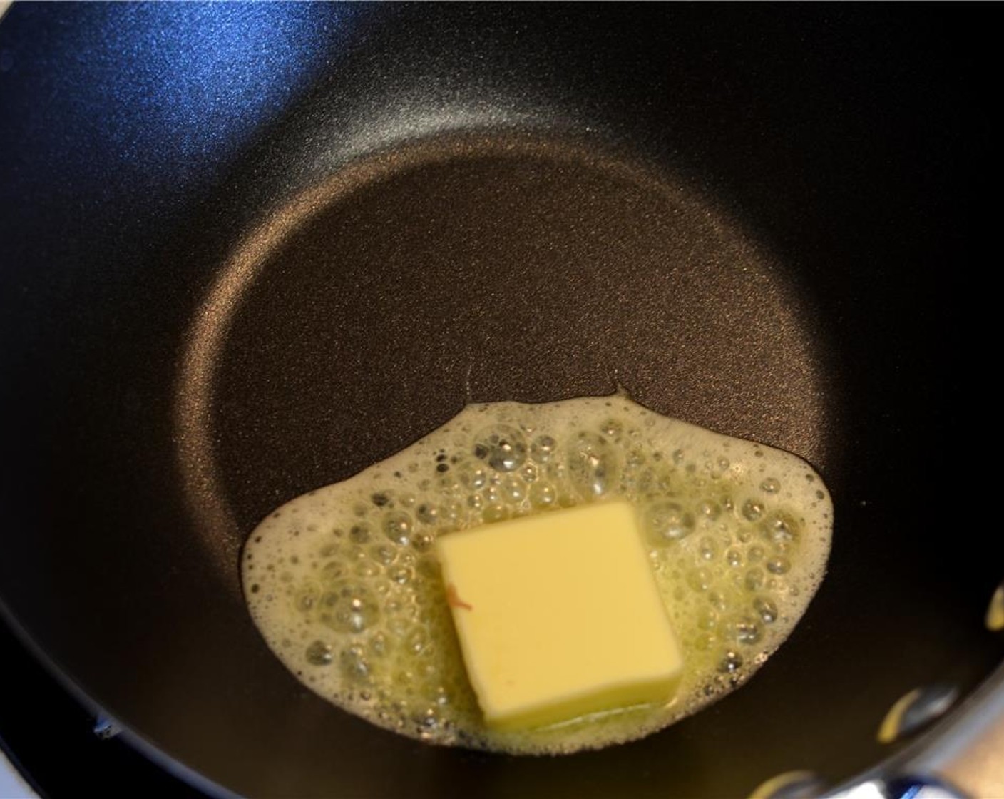 step 5 Melt the Butter (1 Tbsp) in a small saucepan on medium heat.