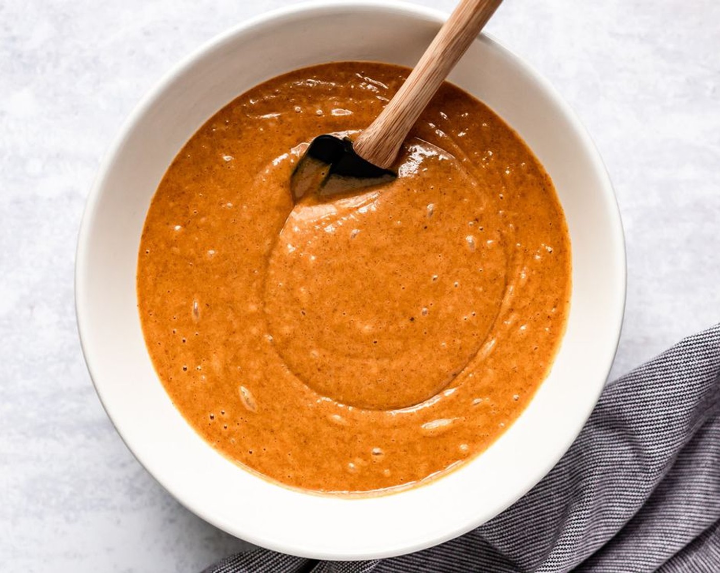 step 3 In a large bowl, stir together Canned Pumpkin Purée (1 cup), Vegetable Oil (1/3 cup), Eggs (2), and Milk (1/3 cup). Add the dry mixture to the wet mixture. Do this gradually, incorporating until no flour streaks remain. Don't over mix.