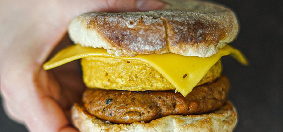 Vegan Egg and Sausage McMuffin Recipe | SideChef