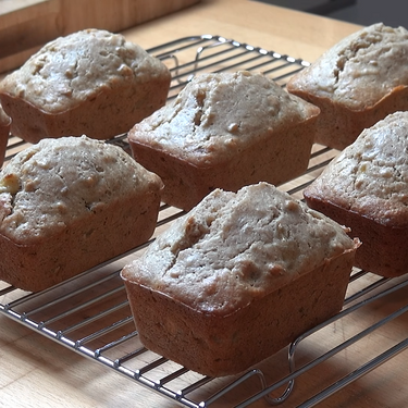Baby Banana Breads Recipe | SideChef
