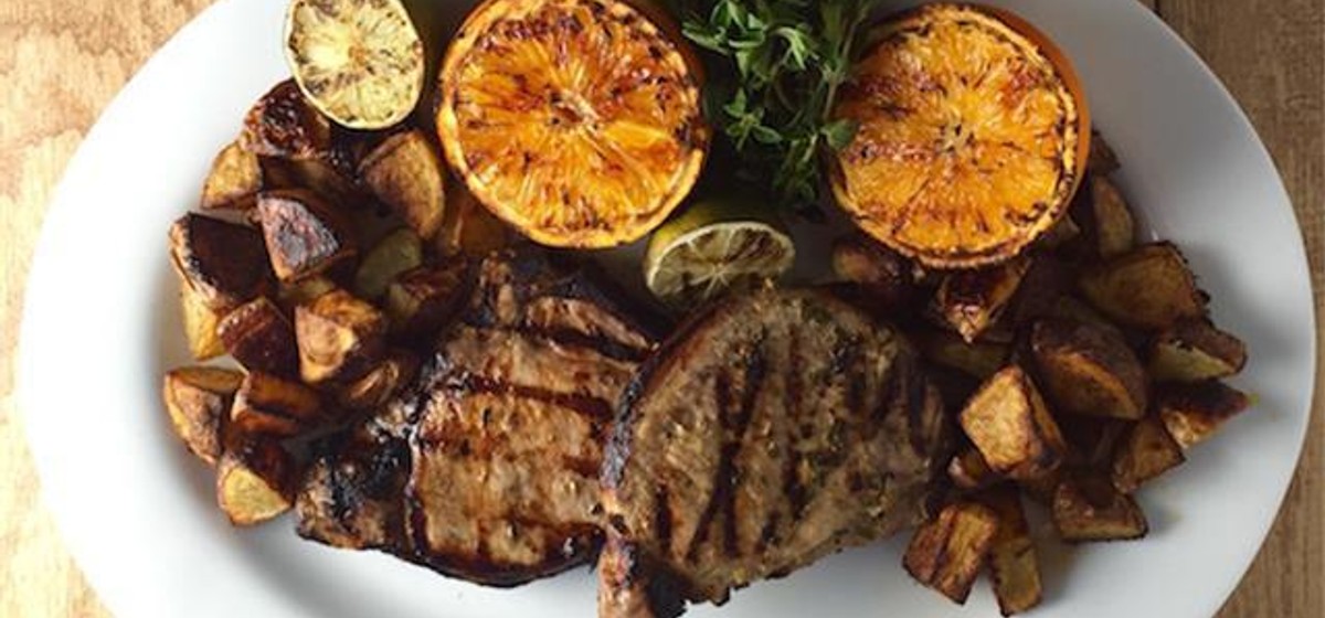 Grilled Pork Chops with Garlic Lime Mojo Recipe | SideChef