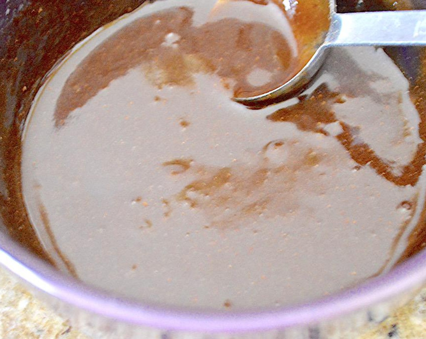 step 3 In another bowl, mix the Ketchup (1/4 cup), Dark Brown Sugar (3 Tbsp), Dry Mustard (1 tsp), and Ground Nutmeg (1/4 tsp) together into a thick glaze.