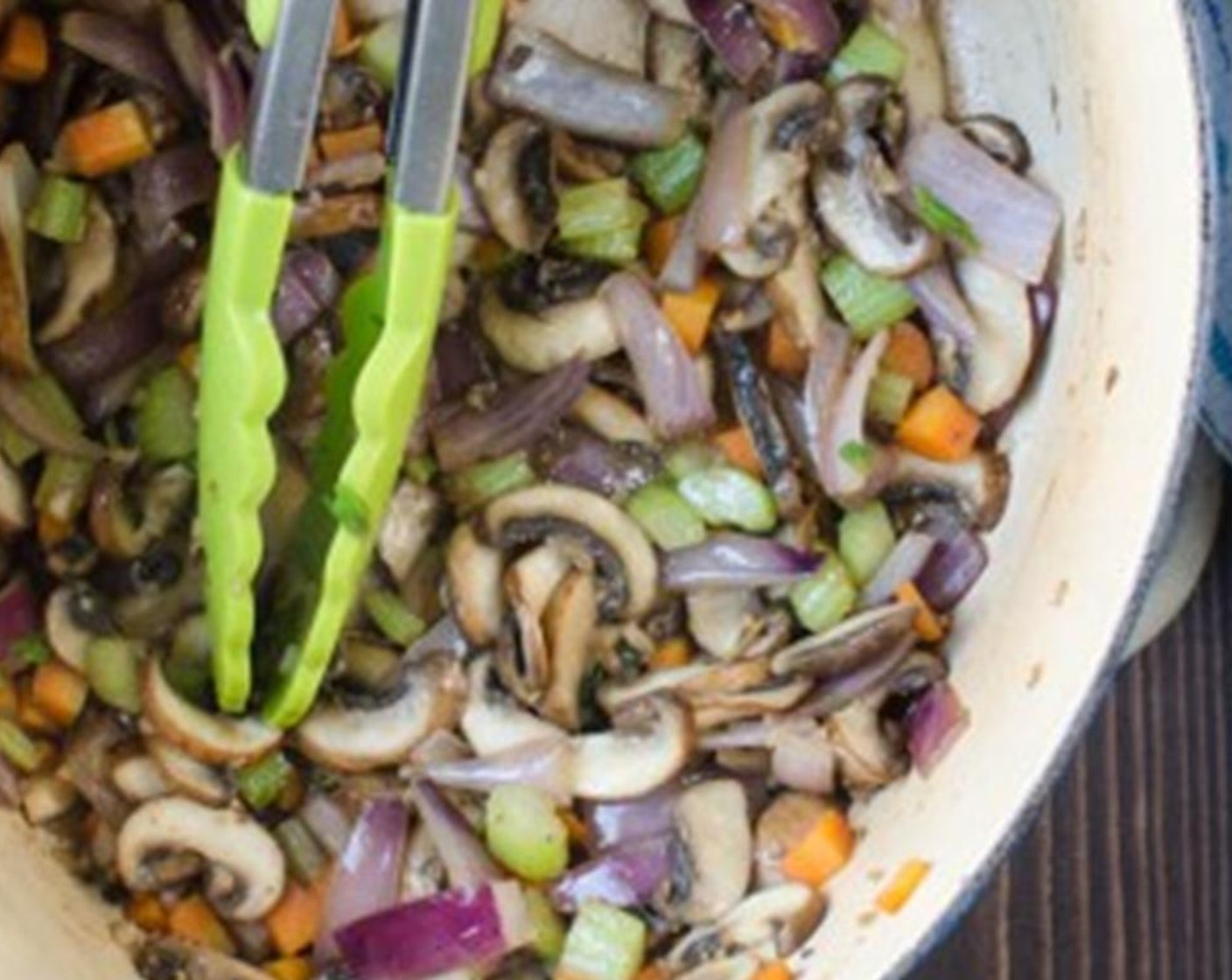 step 5 Sprinkle with remaining kosher salt and cook over medium heat until some liquid is given off and the vegetables are tender, about 4-5 minutes.