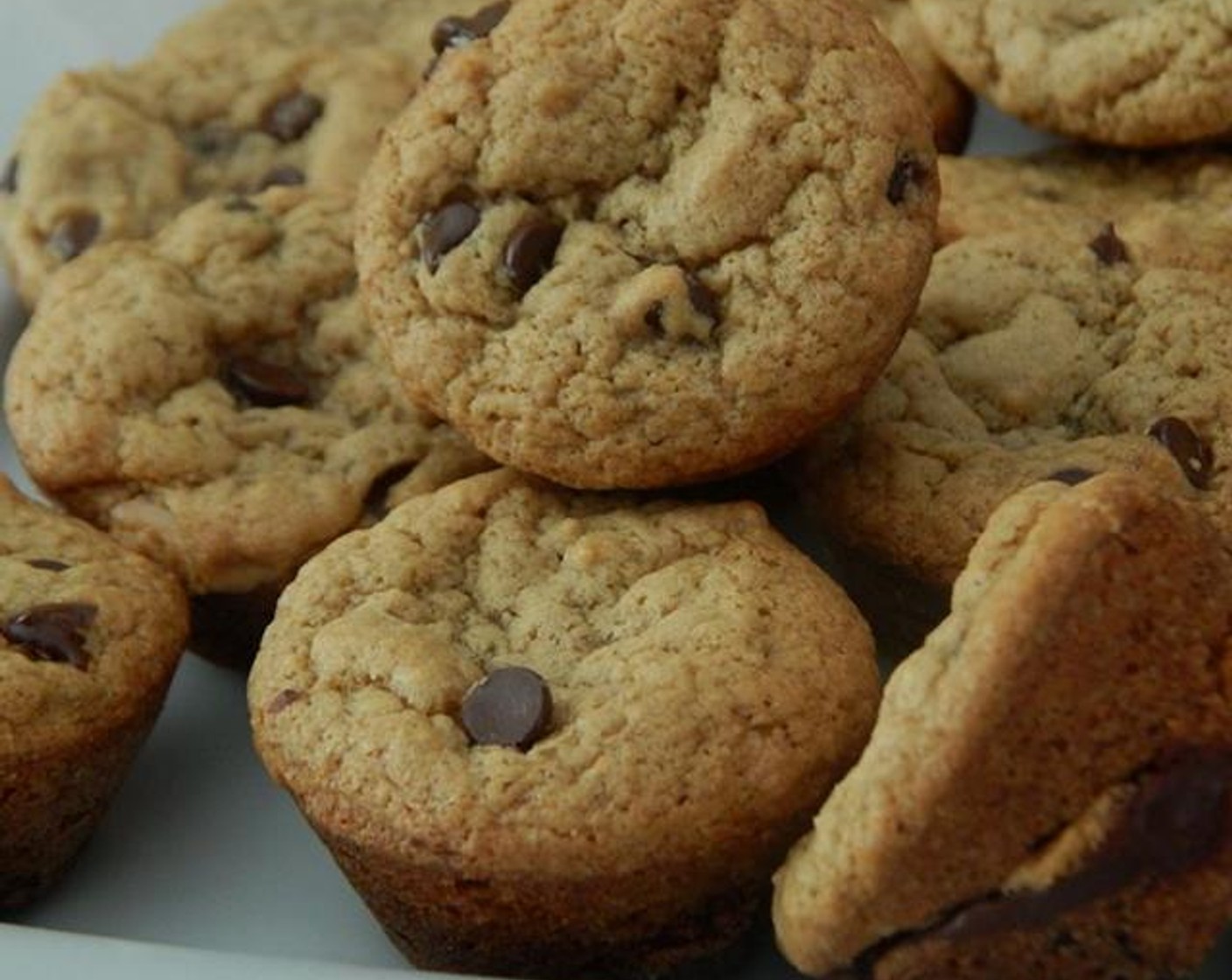 Chocolate Chip Peanut Butter Two Bite Cookies