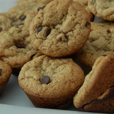 Chocolate Chip Peanut Butter Two Bite Cookies Recipe | SideChef