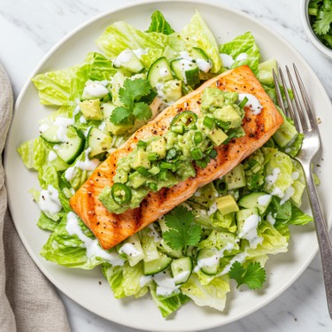 Mexican Grilled Salmon with Avocado Salsa Recipe | SideChef
