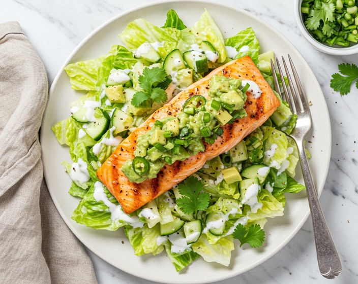 Mexican Grilled Salmon with Avocado Salsa  Recipe | SideChef