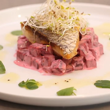 Seared Snapper with Beetroot & Watercress Salad Recipe | SideChef