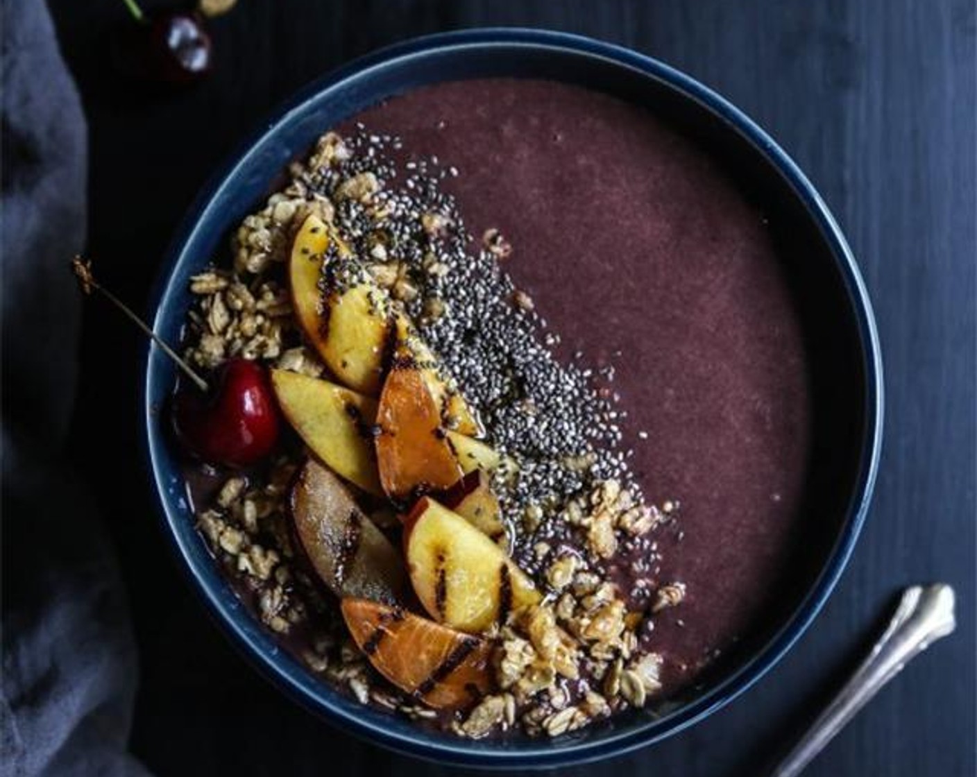 Grilled Stone Fruit Acai Bowl