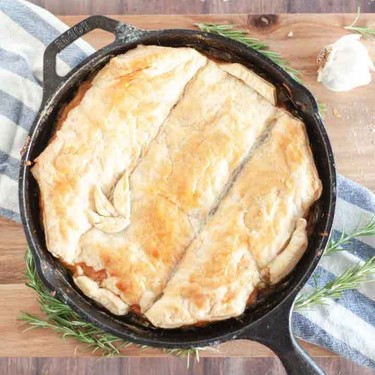 One-Skillet Chicken Pot Pie Recipe | SideChef