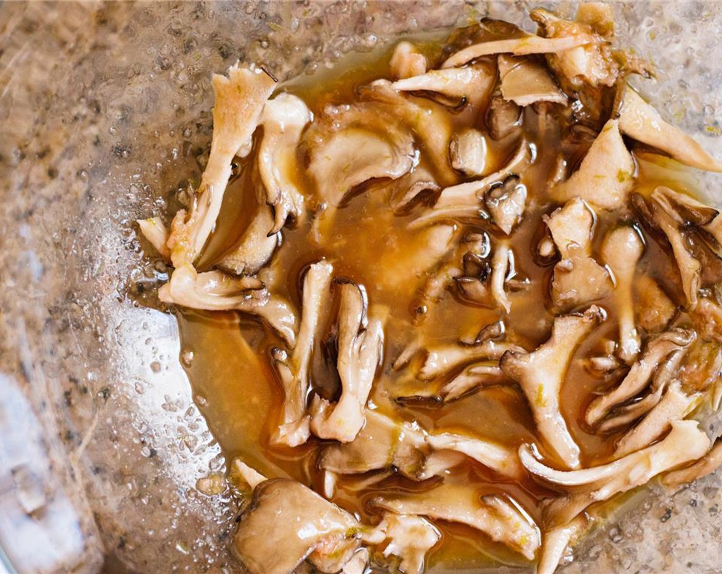 step 3 Transfer the mushrooms to the bowl with the vinaigrette and stir to coat.