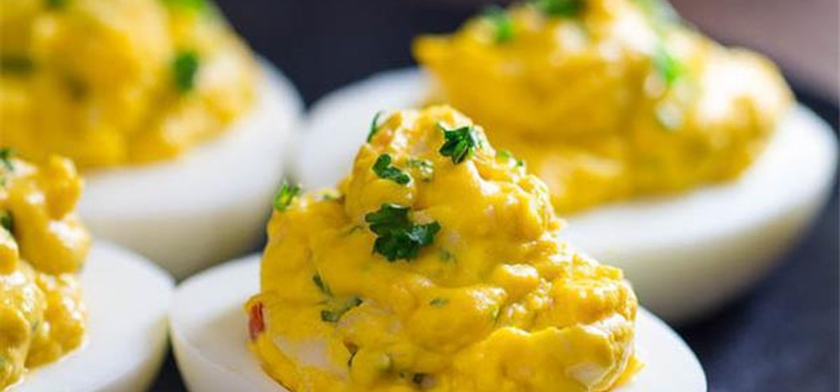 Lobster Deviled Eggs Recipe SideChef