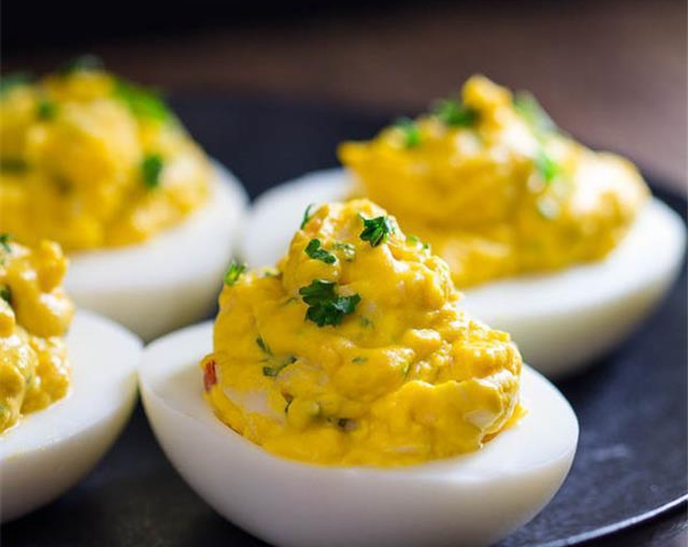 Lobster Deviled Eggs