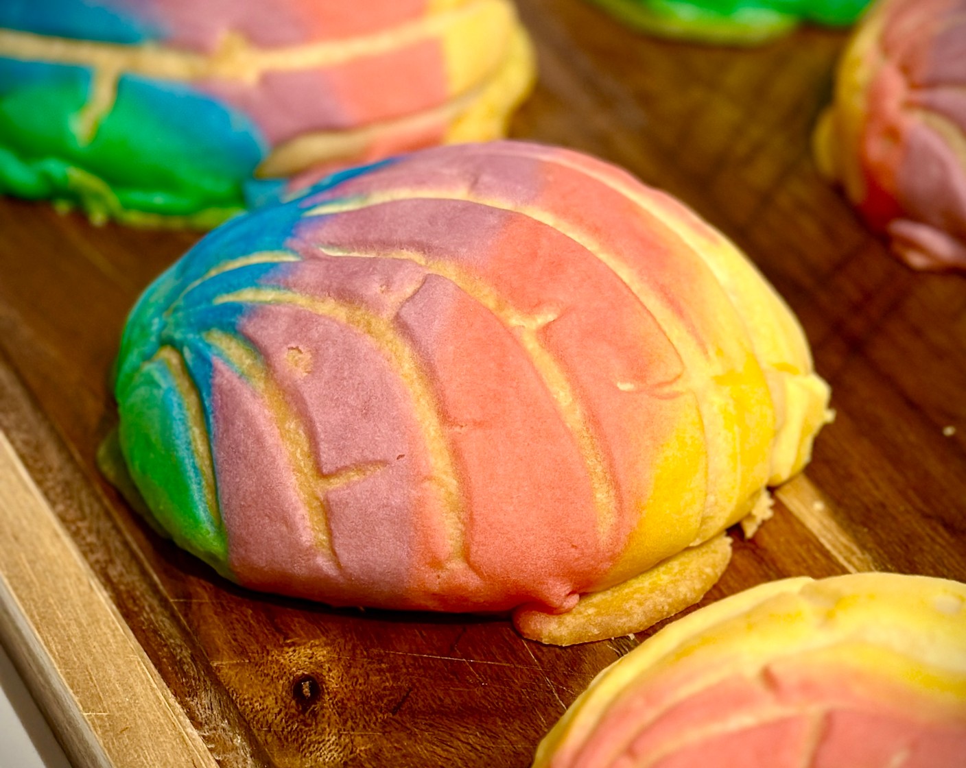 Rainbow Conchas: Colorful Mexican Sweet Bread