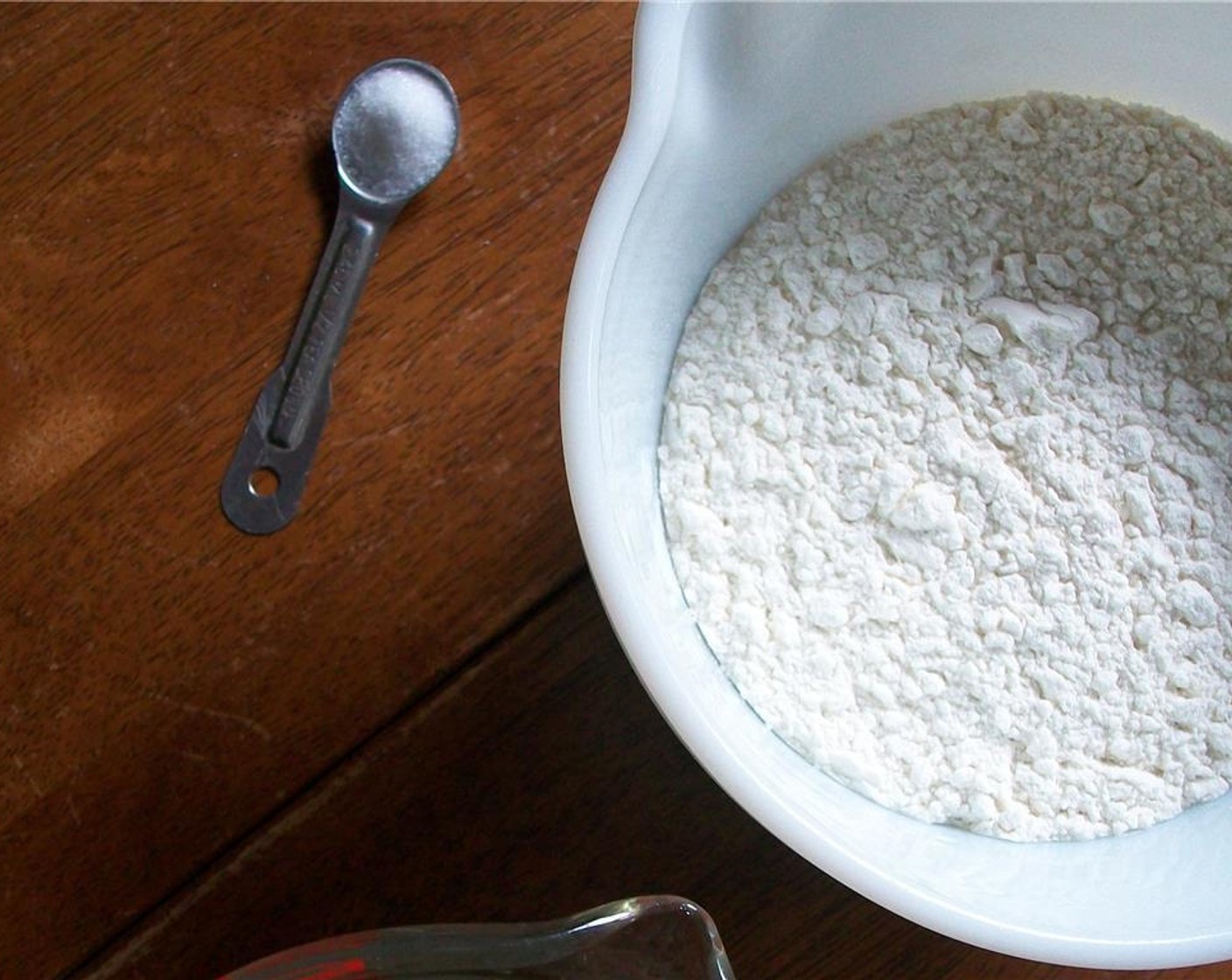step 1 Combine All-Purpose Flour (2 cups) and Salt (1/2 tsp) in a bowl. Stir in Water (3/4 cup) and Olive Oil (3 Tbsp)